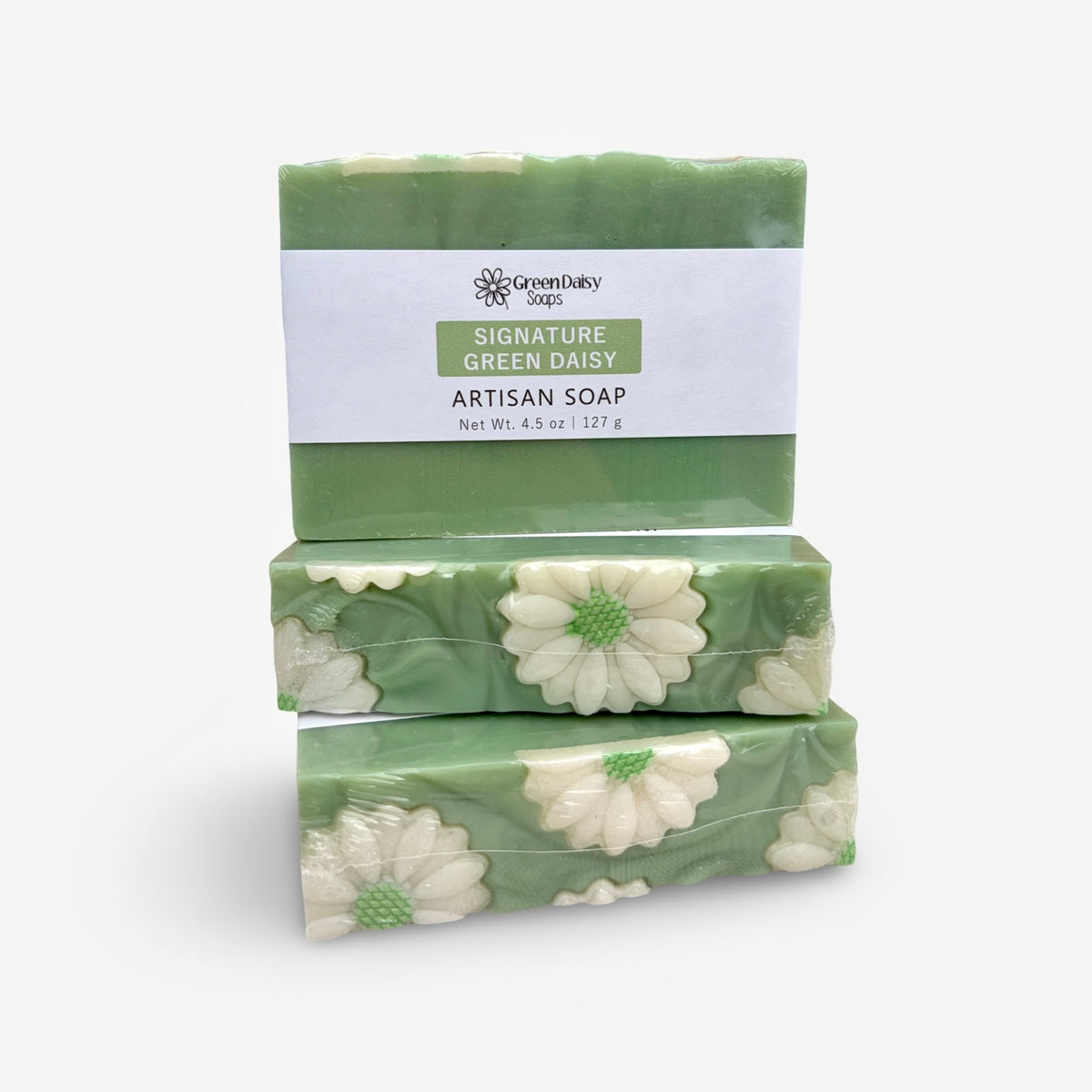 Signature Green Daisy Artisan Soap