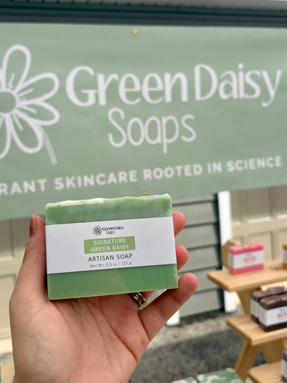 Signature Green Daisy Artisan Soap